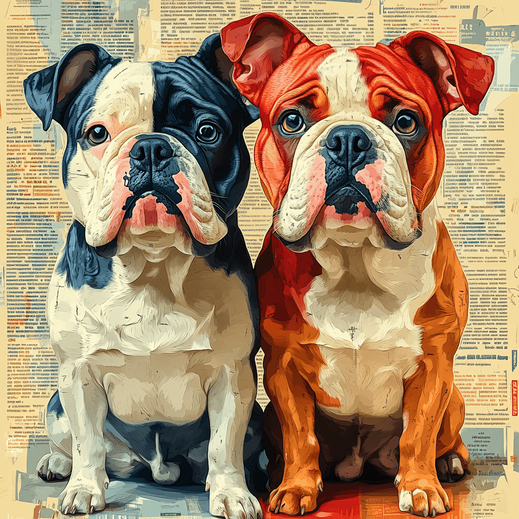 English Bulldog vs Olde English Bulldog Size and weight comparison of English Bulldog and Olde English Bulldog.