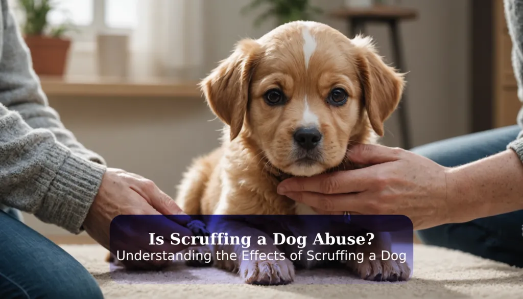 is scruffing a dog abuse